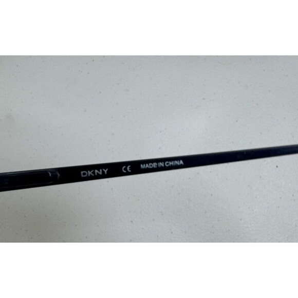DKNY Black Metal Rectangular Eyeglasses Flexible Temples DY5533 1006 52 16 135 - Picture 5 of 5